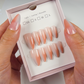 [Press-on] Peach Grey Veil