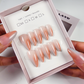[Press-on] Peach Grey Veil