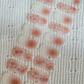 Blush Bloom peach floral semi-cured gel nail strips by LAVU