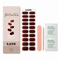 Burnt Copper metallic deep copper semi-cured gel nail strips by LAVU