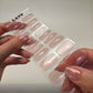 Champagne Beige shimmer semi-cured gel nail strips by LAVU