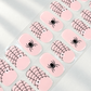 Pink Web pink spiderweb and ghost Halloween semi-cured gel nail strips by LAVU