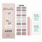 Petal Lace floral semi-cured gel nail strips package inclusion by LAVU