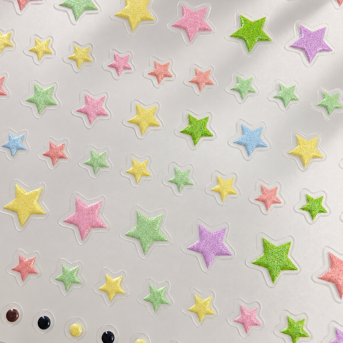 [Nail Art Decals] Sugar Stars