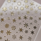 [Nail Art Decals] Golden Frost