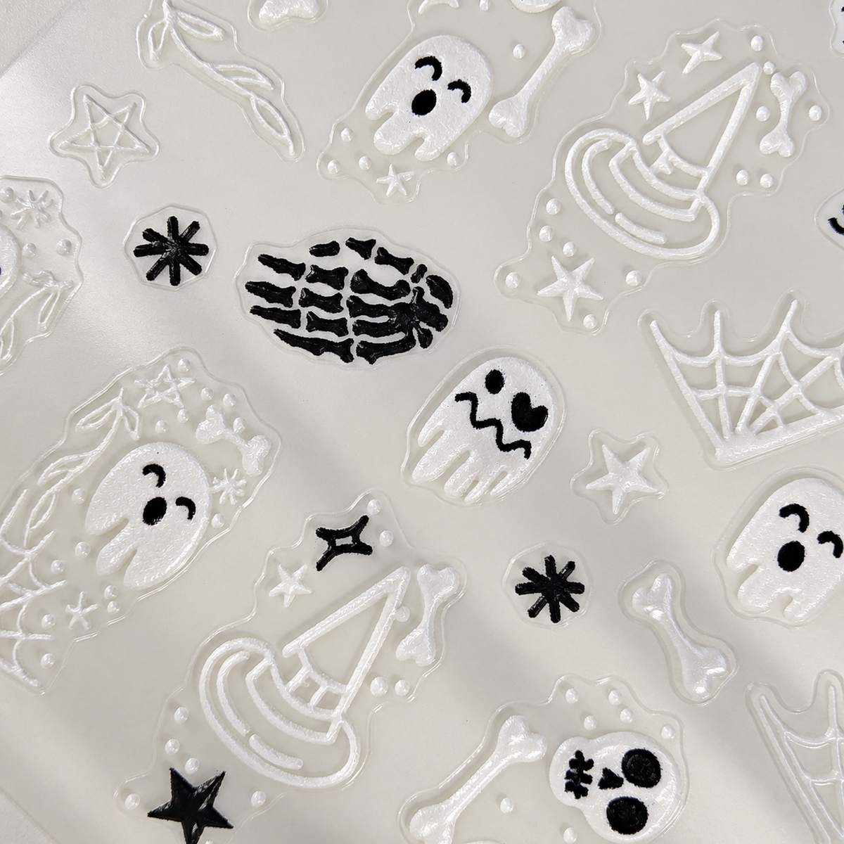 [Nail Art Decals] Spooky Doodles
