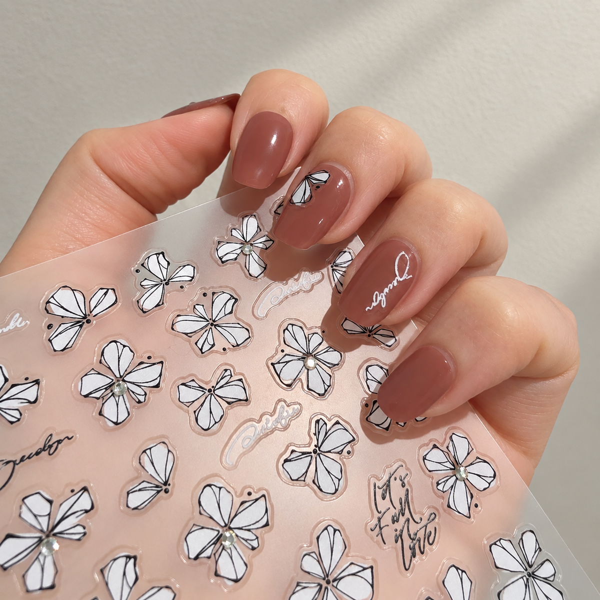 [Nail Art Decals] Sketch Bloom