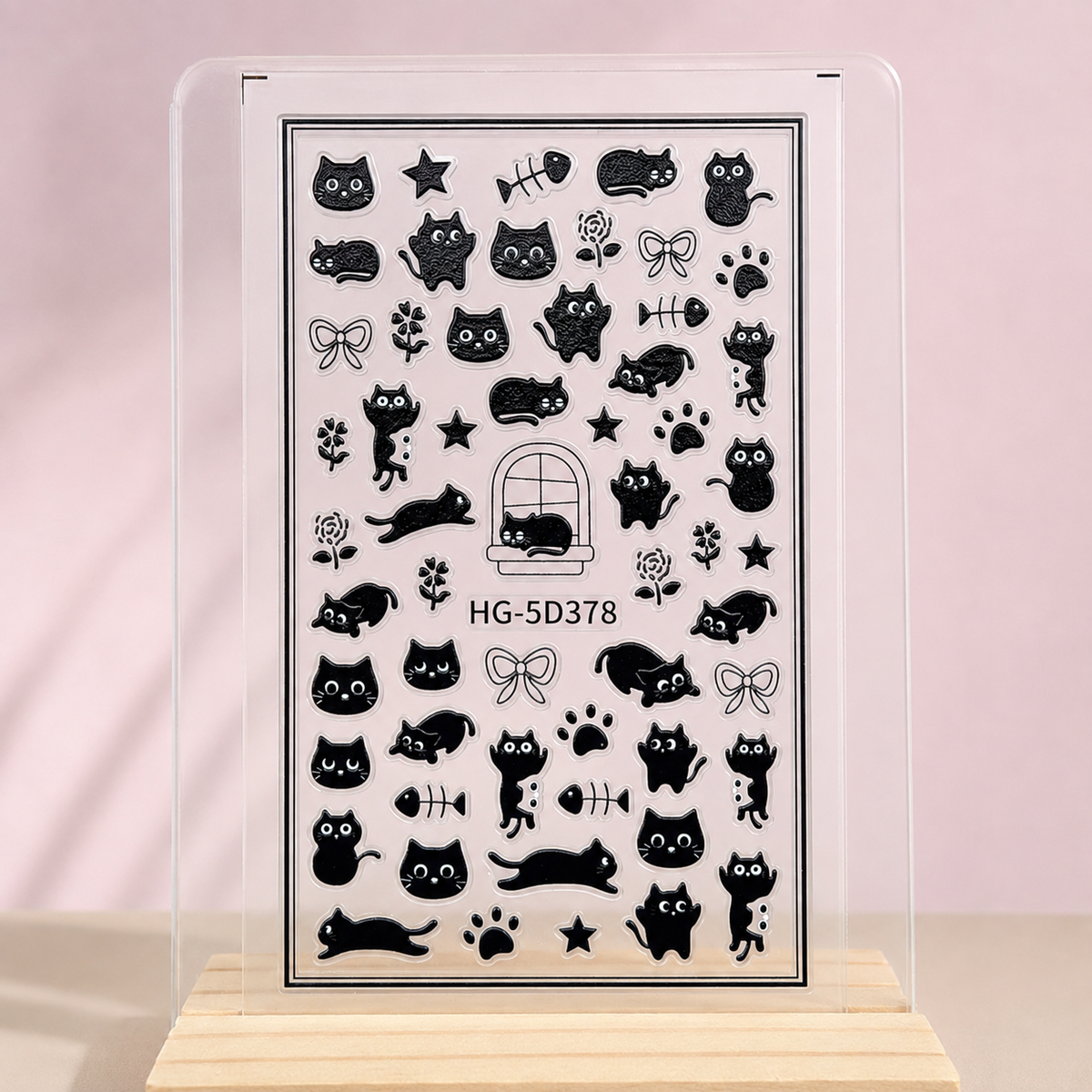 [Nail Art Decals] Ink Cat