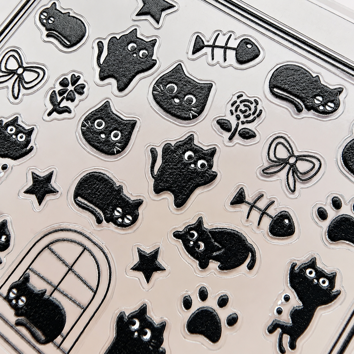 [Nail Art Decals] Ink Cat