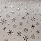 [Nail Art Decals] Silver Frost
