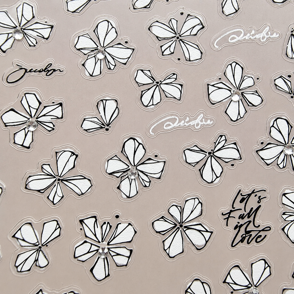 [Nail Art Decals] Sketch Bloom