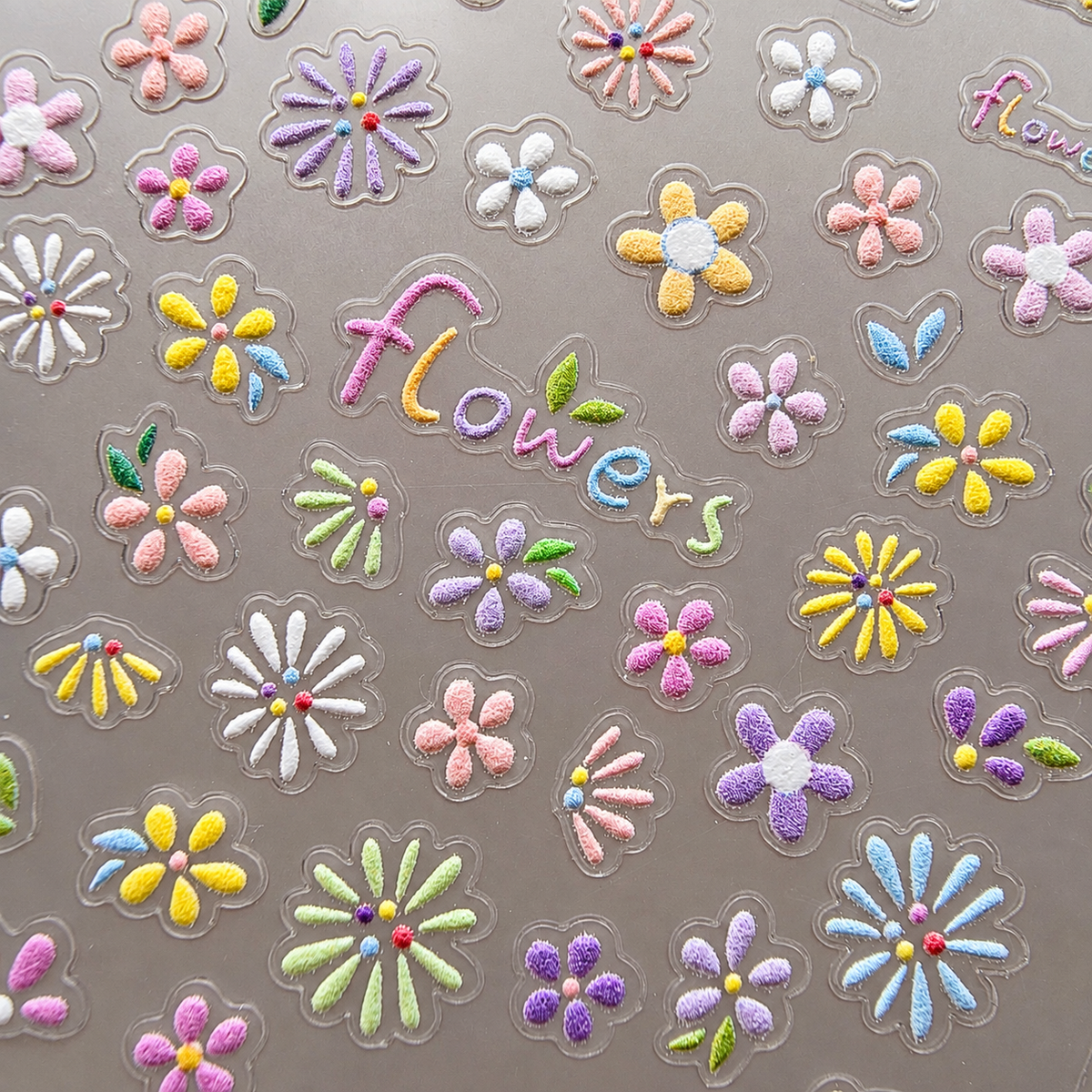 [Nail Art Decals] Sugar Flowers