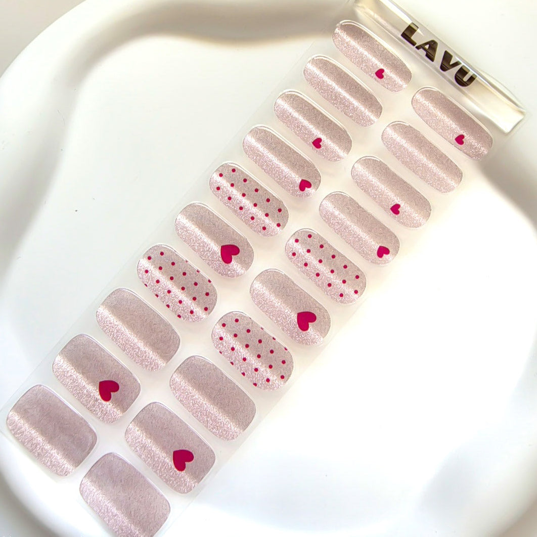 Blush Heart Dot