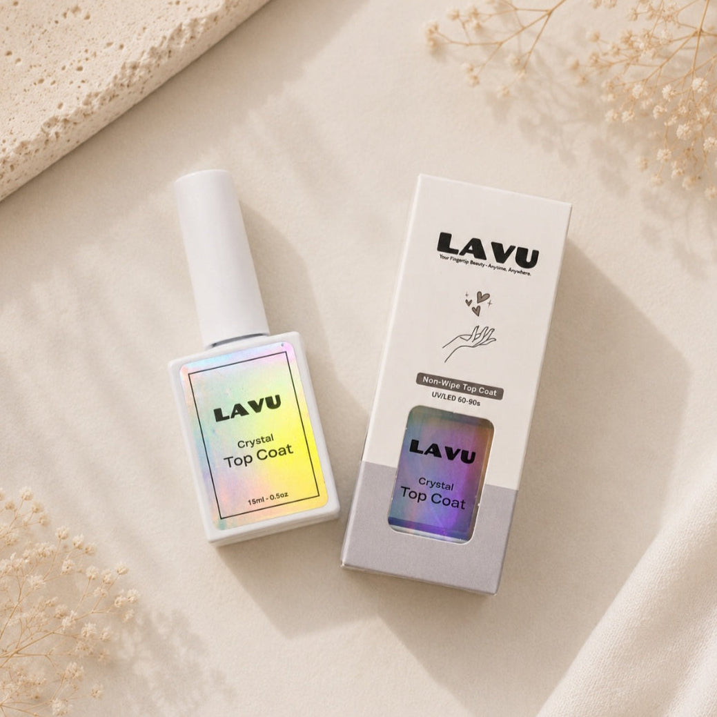 Crystal Top Coat (Extra Glow & Longer-Lasting Wear for Gel Strips)