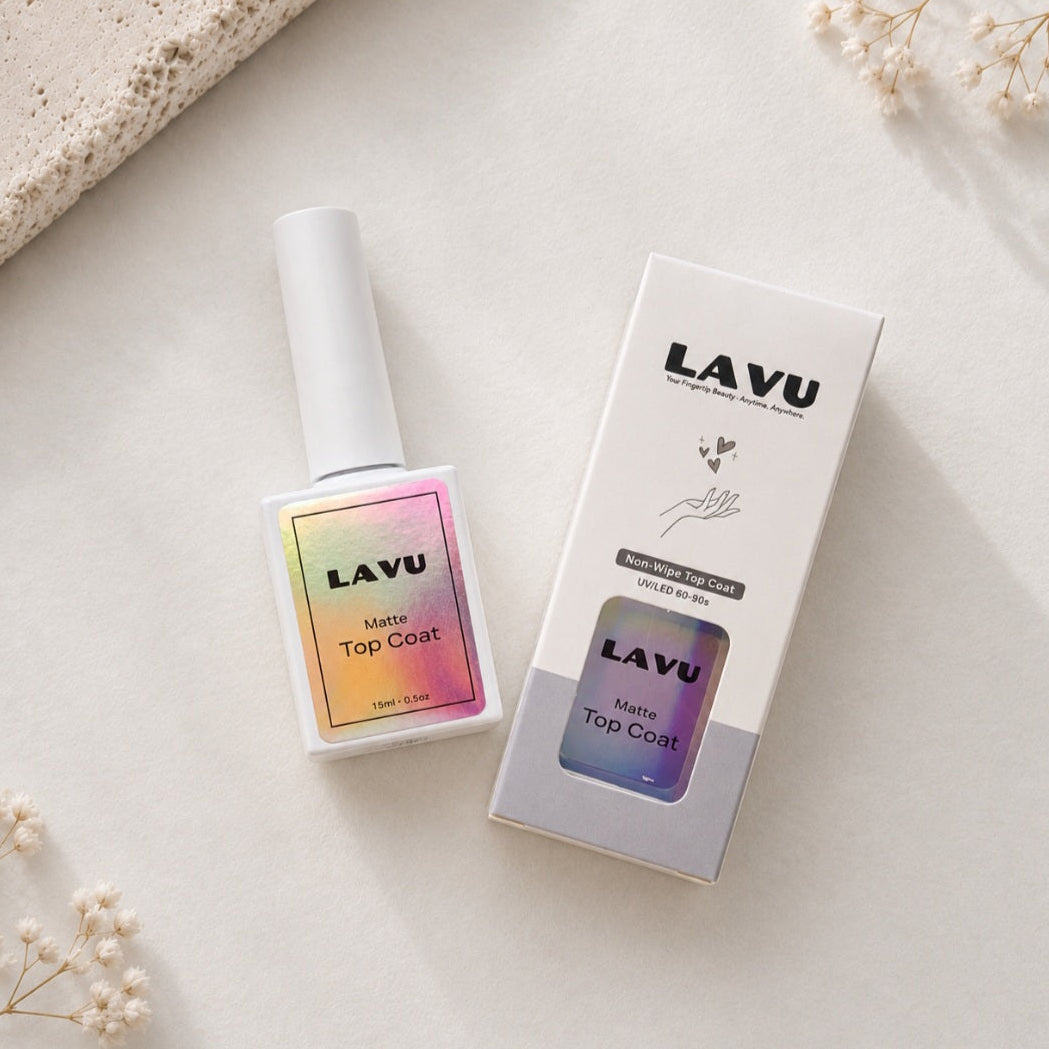 Matte Top Coat (Velvet Finish & Longer-Lasting Wear for Gel Strips)