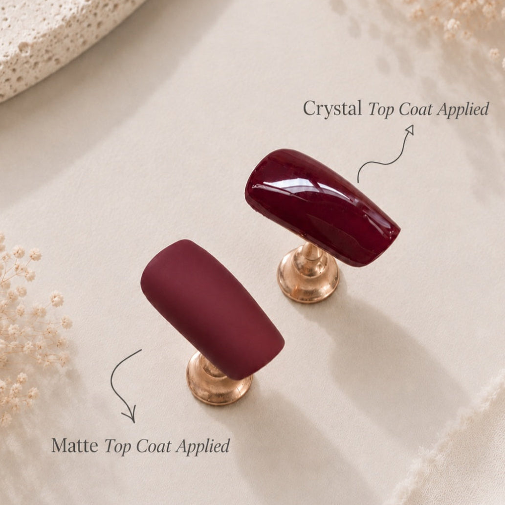 Crystal Top Coat (Extra Glow & Longer-Lasting Wear for Gel Strips)