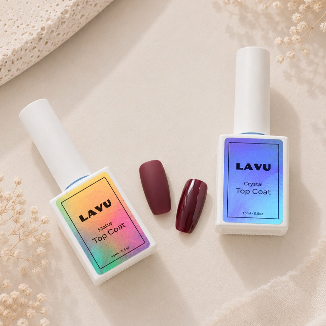 Crystal Top Coat (Extra Glow & Longer-Lasting Wear for Gel Strips)